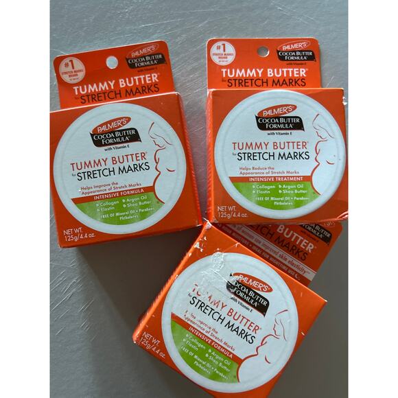 3 New Pack BUNDLE Palmer Cocoa Butter Formula Vit E Tummy Butter Stretch Marks - Picture 4 of 5